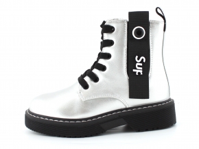 Купить Модель №7293 Демисезонные серебряные ботинки для девочки ТМ Clibee - фото 2