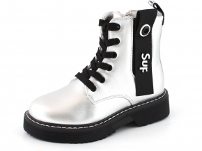 Купить Модель №7293 Демисезонные серебряные ботинки для девочки ТМ Clibee - фото 1