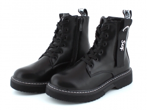 Купить Модель №7322 Демисезонные черные ботинки для девочки ТМ Clibee. - фото 3