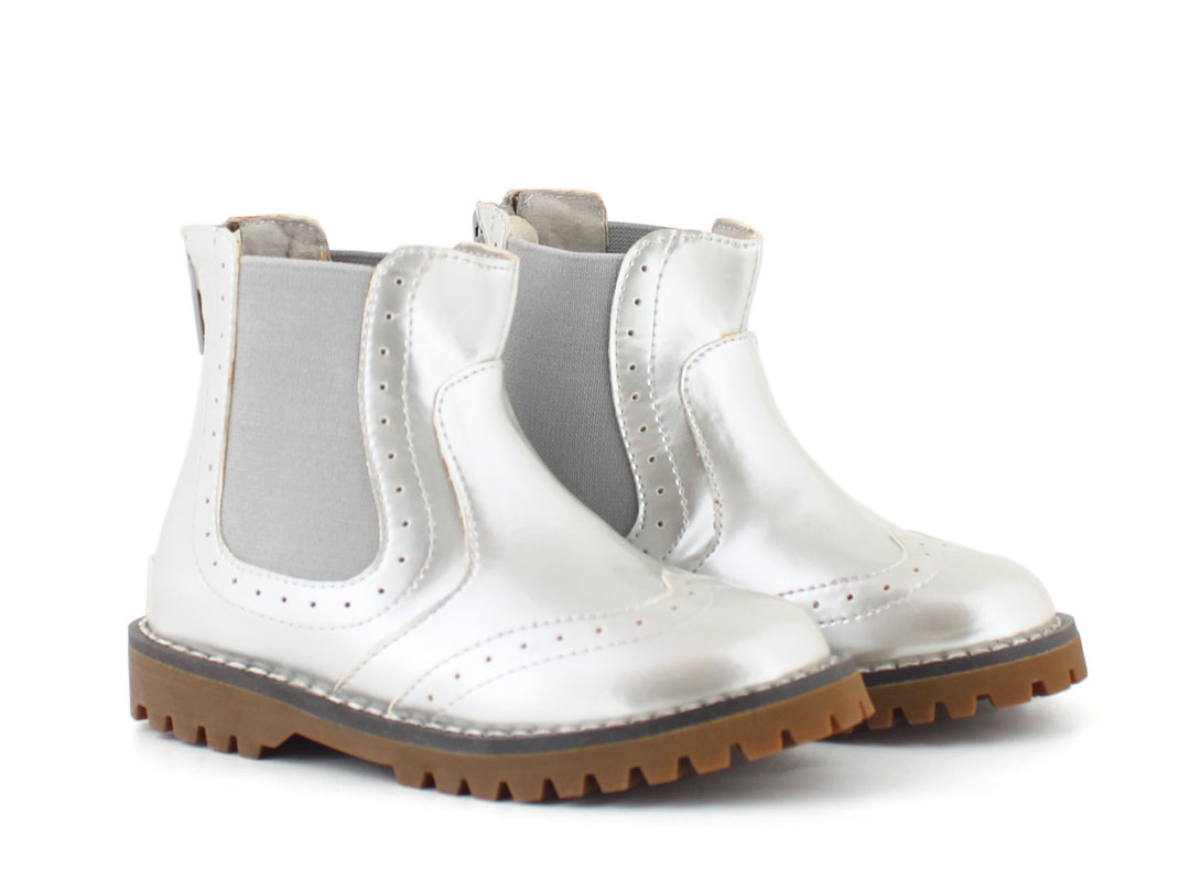 Купить Модель №5322 Ботинки TM Evie Mini Martens Silver - фото 3