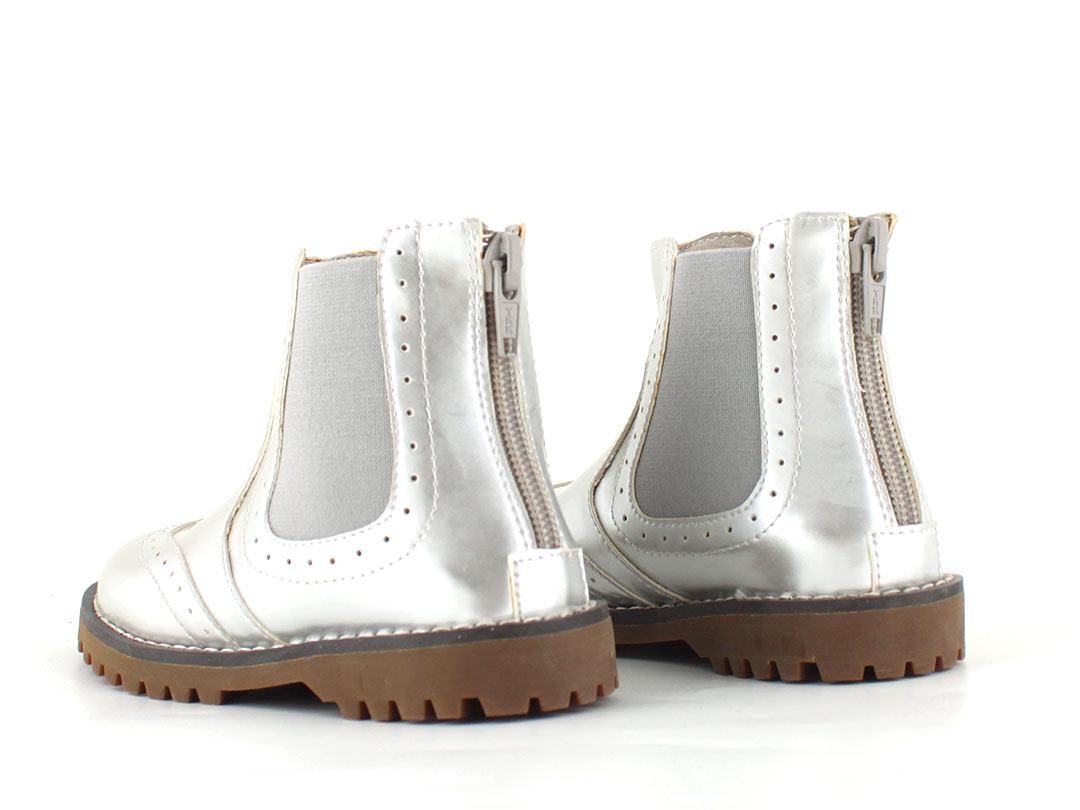 Купить Модель №5322 Ботинки TM Evie Mini Martens Silver - фото 4