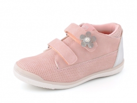 Модель №7286 Демисезонные розовые ботинки для девочки